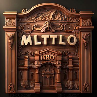 3D model Rialto California (STL)